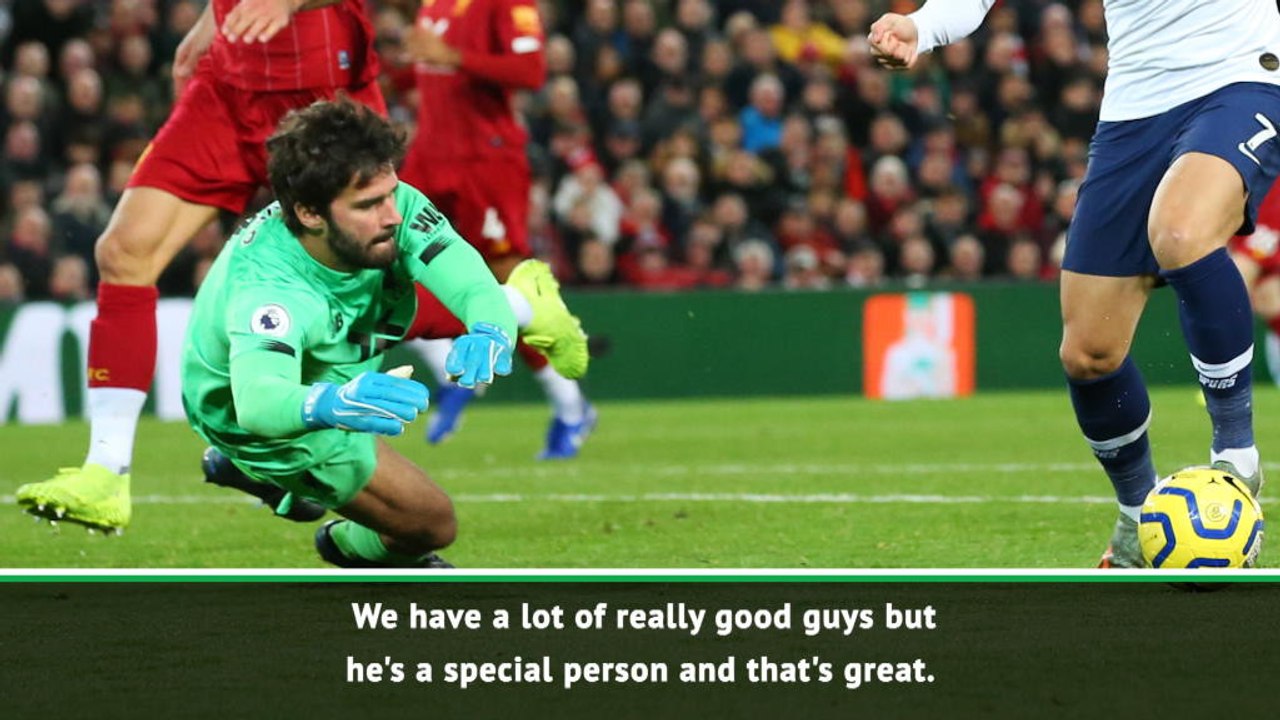 Alisson has exceeded expectations - Klopp