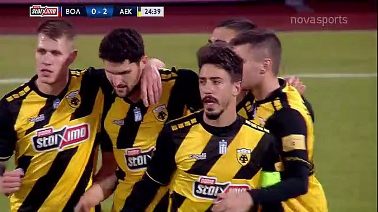 Βόλος - ΑΕΚ  0-3 τα γκολ