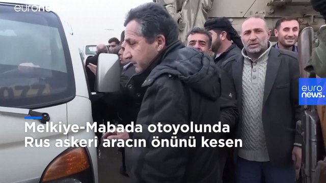 Suriye'de ABD ordusu, Rus askeri aracını durdurarak geri çevirdi