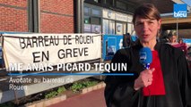 Les avocats de Rouen font un flashmob devant France Bleu Normandie