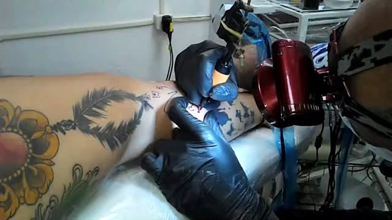 Estudando Tatuagem   Traço, Preenchimento e Sombra na prática