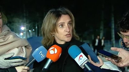 Teresa Ribera asegura que el mensaje de Sánchez en Davos ha tenido una respuesta "satisfactoria"