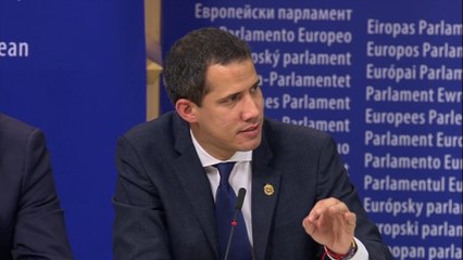 Guaido: "Estamos aquí para poner fin a la tragedia" de Venezuela