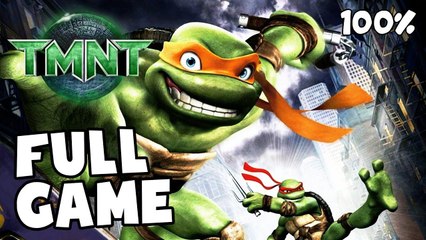 TMNT (2007 Movie Game) FULL GAME 100% Longplay (X360, PC, PS2, Wii)