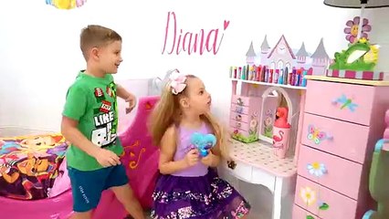 Diana and Roma staged a chocolate challenge