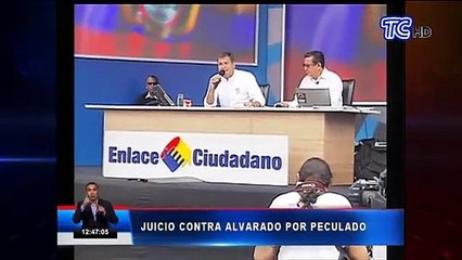 Juicio contra Fernando Alvarado por peculado