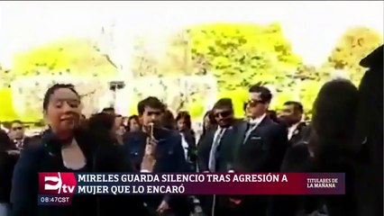 Mireles calla sobre agresión que sufrió mujer que lo encaró