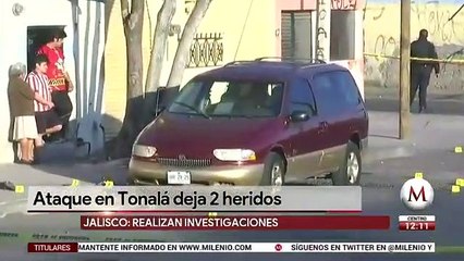 Policías y civiles armados se enfrentan en Tonalá