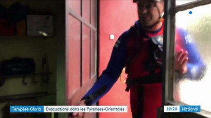 Tempête Gloria : crues importantes dans les Pyrénées-Orientales
