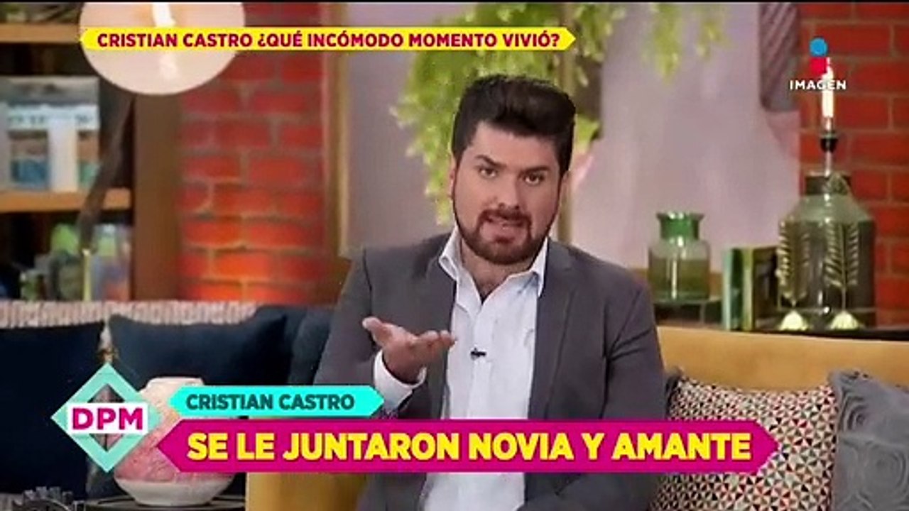 ¡Novia de Cristian Castro le responde a supuesta amante del cantante!