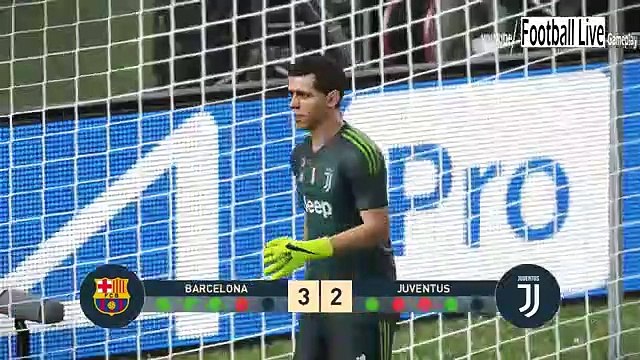 PES 2019 _ Barcelona vs Juventus _ Final UEFA Champions League (UCL) _ Penalty Shootout