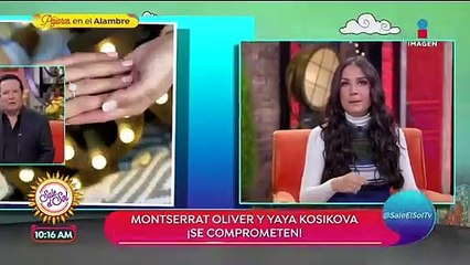 ¡Montserrat Oliver se compromete con su novia Yaya Kosikova!