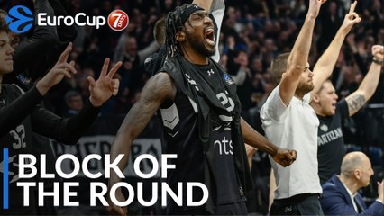 7DAYS EuroCup Block of the Round: Rashawn Thomas, Partizan NIS Belgrade