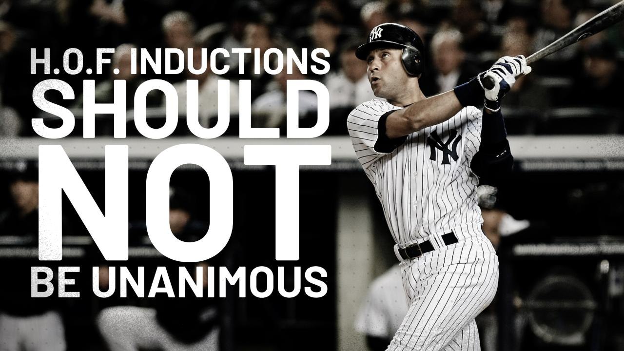 Derek Jeter's Induction Should NOT Be Unanimous
