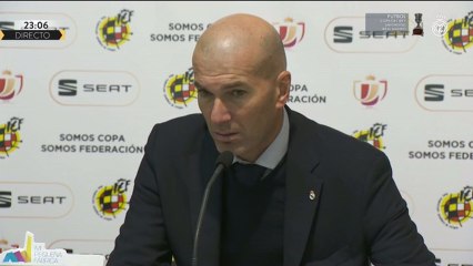 Zidane: "Cada jugador conoce su situación, no voy a cambiar nada"
