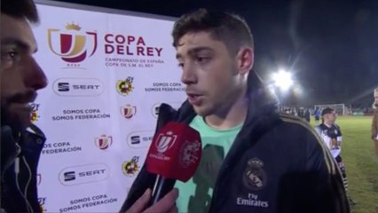 Fede Valverde: "Vengo de jugar en Uruguay y hay campos peores"