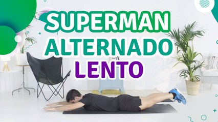 Superman alternado lento - Sou Fitness