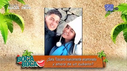 Sara Toscano sobre el rumor de un nuevo romance que tendría con un cubano