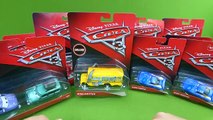 Lots of Disney Cars 3 Diecast Cars Deluxe Miss Fritter Tiny Lugsworth 2017 Lightning McQueen Toys-