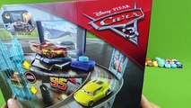 Rust-Eze Racing Center Disney Cars 3 Toys Race Cars Florida Pit Stop Speedway Lightning McQueen Toys