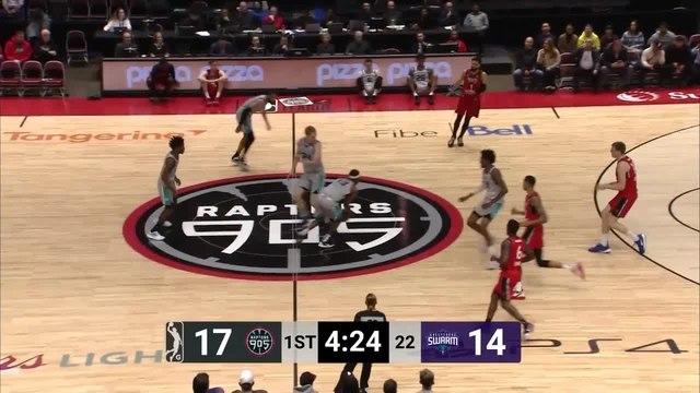 Devin Robinson slams home the alley-oop