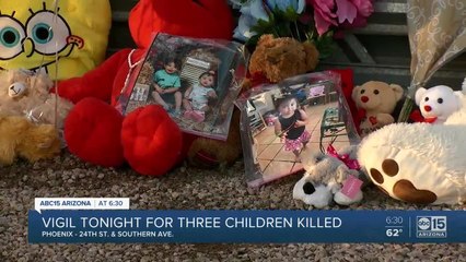 Vigil to be held for three kids killed in S. Phoenix  home