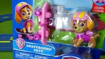 Paw Patrol Toys Skateboard Pups with Sea Patroller Boat Funny Toy Stories for Kids Chase Marshall-
