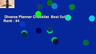 Divorce Planner Checklist  Best Sellers Rank : #4