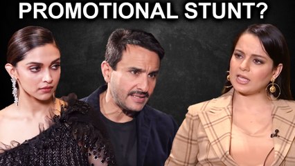 Kangana Ranaut PANGA With Deepika Padukone & Saif Ali Khan A PROMOTIONAL STUNT?
