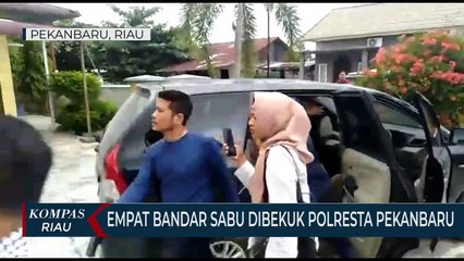 Empat Bandar Sabu Dibekuk Polresta Pekanbaru