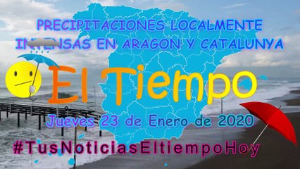 Conoce El Tiempo de Hoy Jueves 23 de Enero de 2020