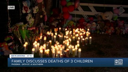 Family discusses deaths of 3 kids in south Phoenix