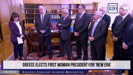 Greece elects first woman president for 'new era'