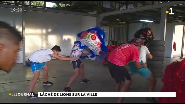 Les lions s’éveillent pour le nouvel an chinois