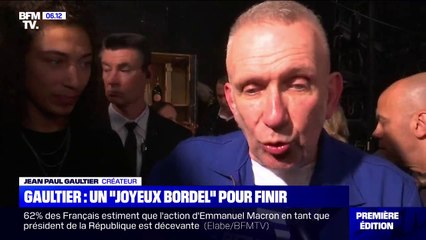 Descargar video: Jean-Paul Gaultier présentait mercredi son dernier défilé de haute-couture