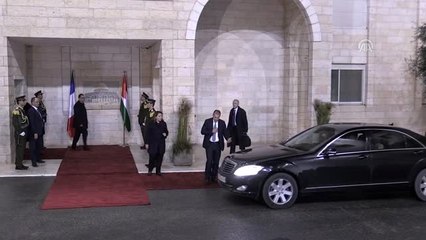 Fransa Cumhurbaşkanı Macron, Filistin'de