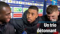 Reims - PSG : Kimpembe, Meunier et Kouassi font le show devant les journalistes