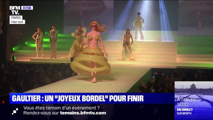 Les images du dernier défilé ou "joyeux bordel" de Jean-Paul Gaultier