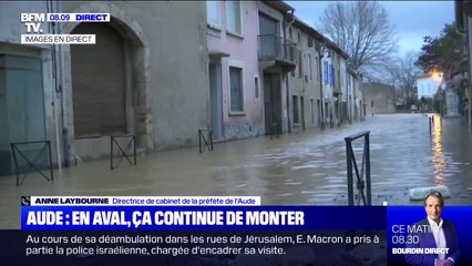 Tempête Gloria: la préfecture de l'Aude appelle les habitants à "ne pas regagner leur domicile" avant la fin de l'épisode