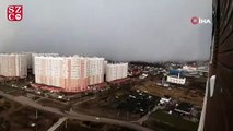 Rusya'da kar fırtınası görüntülendi