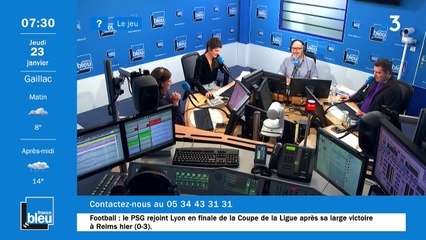 La matinale de France Bleu Occitanie du 23/01/2020