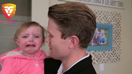 Baby Reacts to Dad Shaving Beard Compilation
