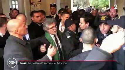 Altercation verbale entre Macron et des policiers israéliens à Jérusalem