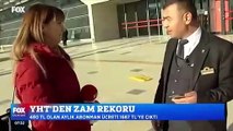 TCDD görevlisi, zam haberi yapmaya çalışan Fox Tv muhabirini tersledi!