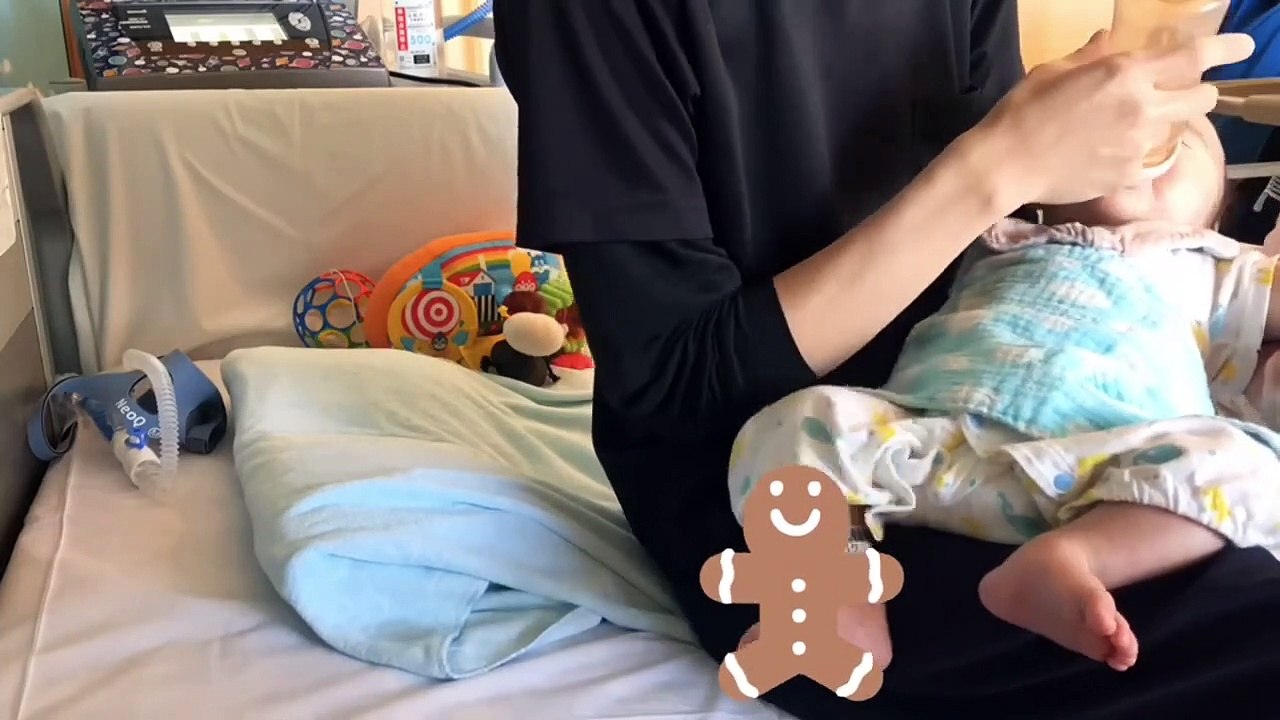 【修正3ヶ月】心臓手術前日の赤ちゃんの様子