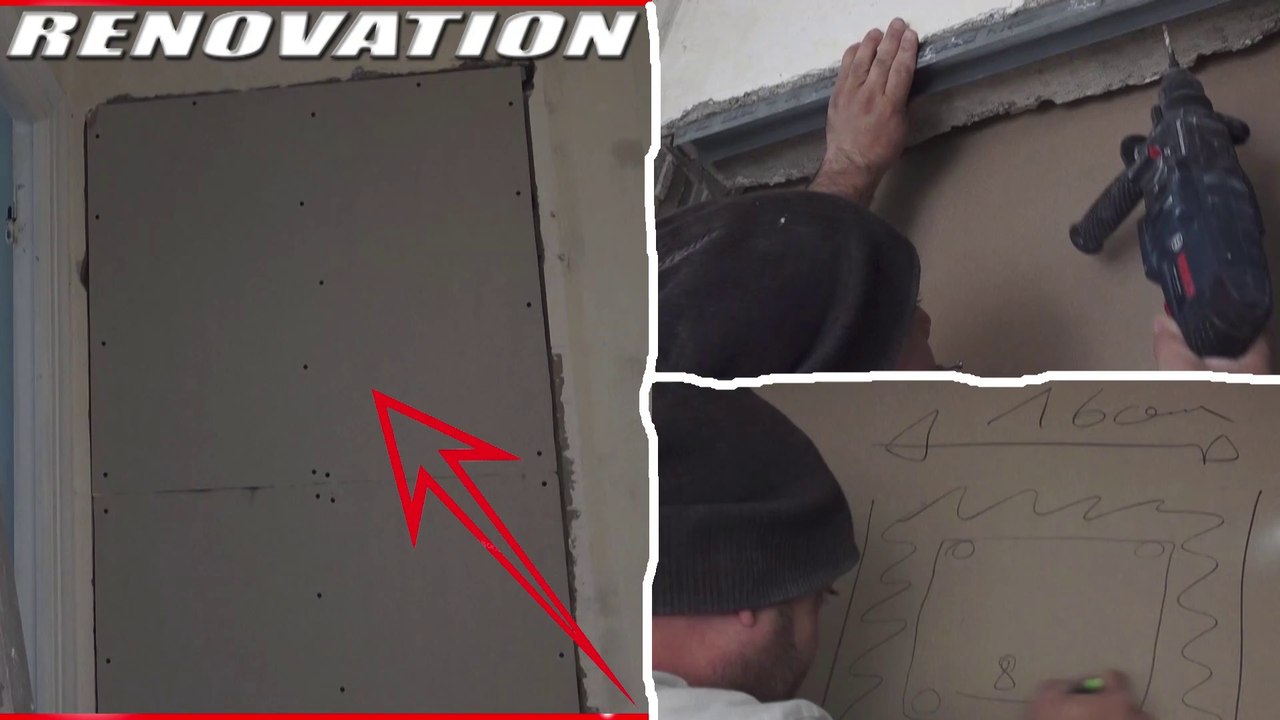 ➡️ BOUCHER Passage Porte en BA13 Rénovation / TUTO PLACO