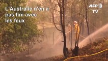 Les pompiers australiens confrontés à une recrudescence des feux