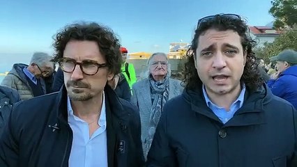 Toninelli - da Favazzina, paese colpito da una grave mareggiata a Natale (23.01.20)