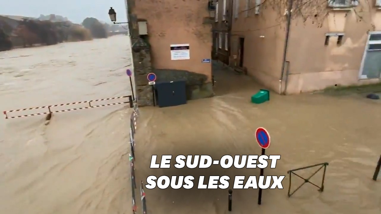 Les images des inondations provoquées par la tempête Gloria dans le sud-ouest