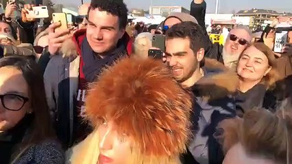 Salvini al mercato qui a Parma (23.01.20)